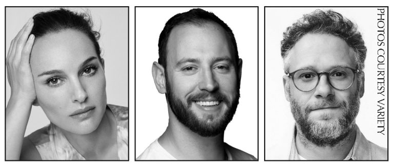 photos - Natalie Portman, Evan Goldberg and Seth Rogen