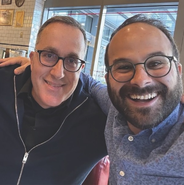 photo - Ilan Pilo, left, and Rafi Yablonsky of the Canadian Shaare Zedek Hospital Foundation