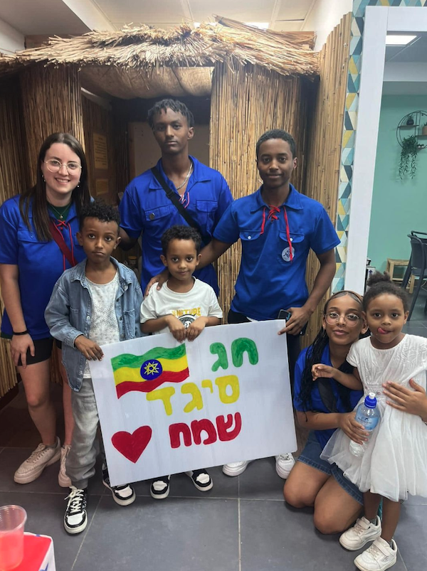 photo - Last November, Dror Israel helped evacuees from northern Israel celebrate the holiday of Sigd