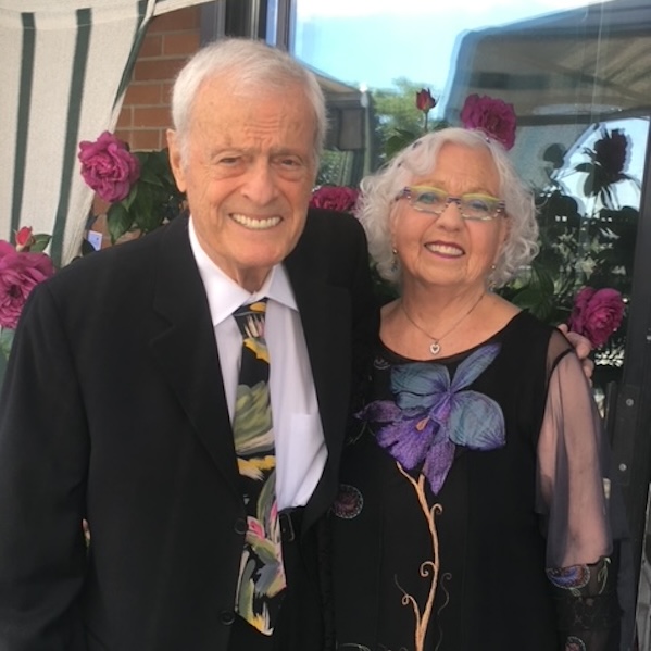 photo - Fay and Ken z”l Golden, whose support has allowed Jewish Family Services to offer two education scholarships