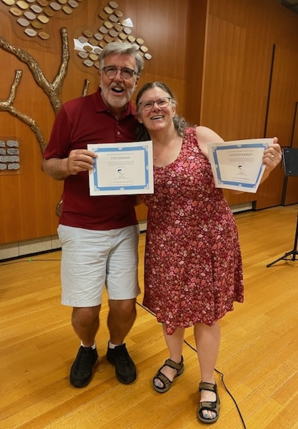 photo - Pat Johnson and Cynthia Ramsay