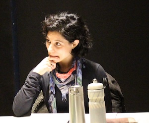 photo - Advah Soudack in a table read of Stuart Little, which will be presented by Carousel Theatre for Young People at Waterfront Theatre April 23-May 11