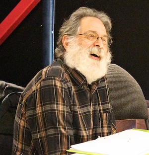 photo - Stephen Aberle in a table read of Stuart Little
