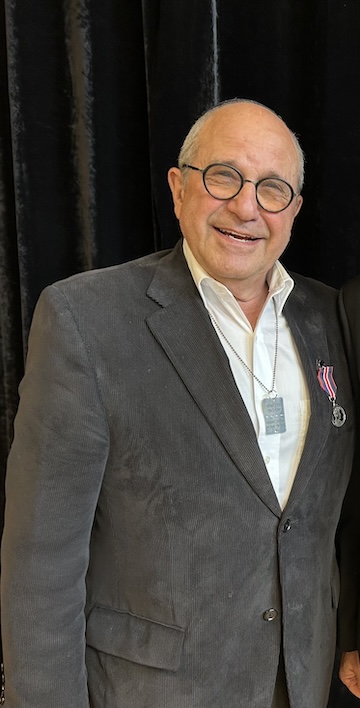 photo - Rabbi Philip Bregman in fall 2024, after receiving a King Charles III Coronation Medal, which recognizes individuals who have made significant contributions to Canada