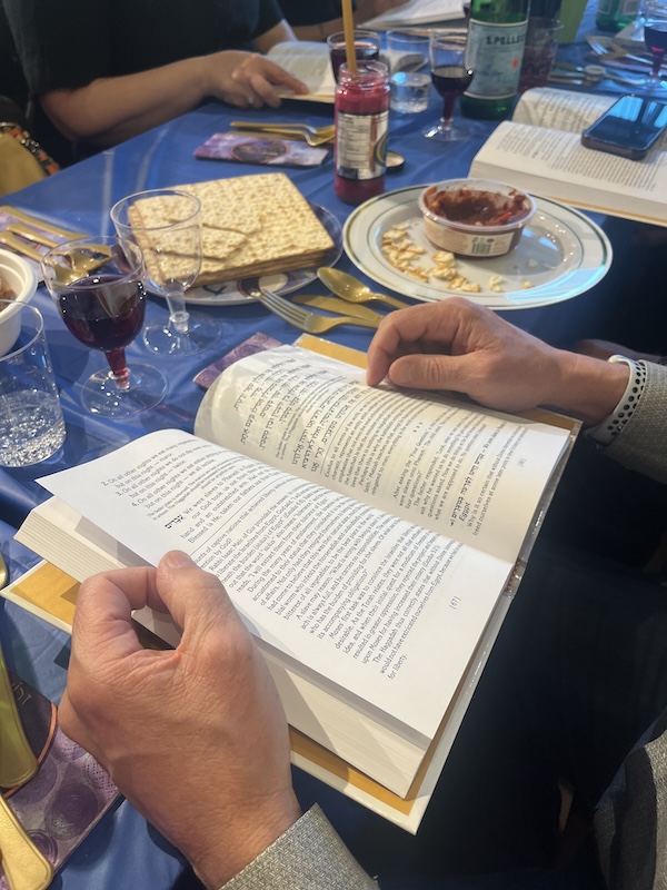 photo - Held on April 15, the Third Seder: Understanding Addiction and the Path to Freedom focused on the slavery of addiction