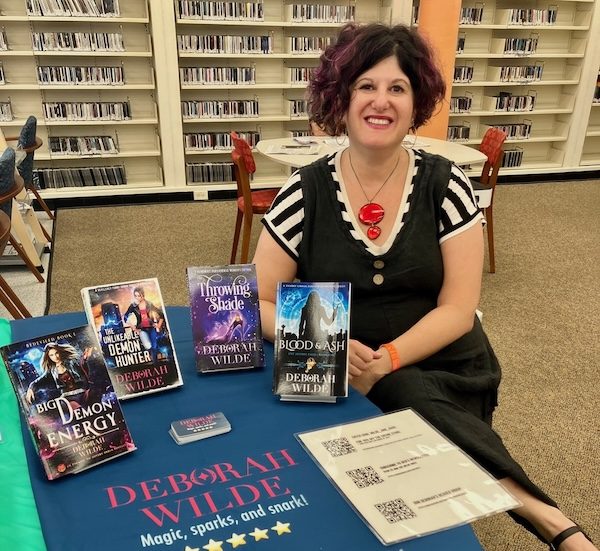 photo - Writer Deborah Wilde is more public now about the Jewish elements in her novels, which have always had a Jewish sensibility