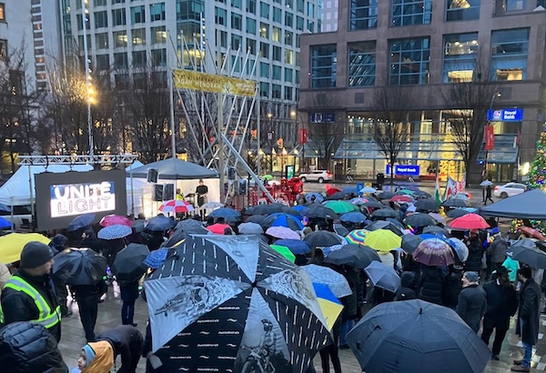 Beacon of light in heart of city