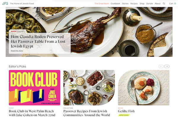 Vast recipe & story collection