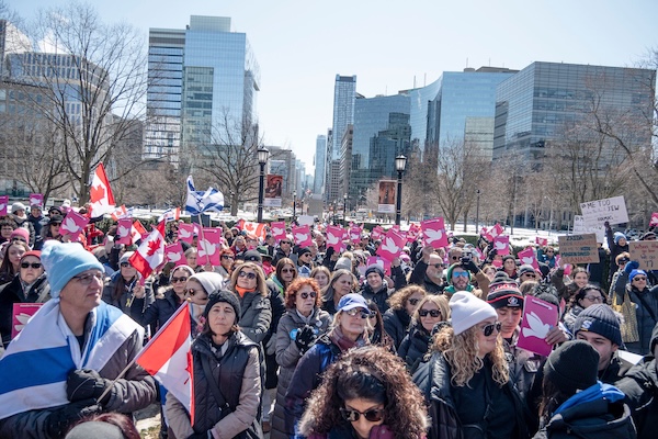 photo - Against Antisemitism organizes rallies, educational and other events, and advocates government for measures it believes will make Canada a safer country. A Vancouver chapter of CWAA is in the midst of forming