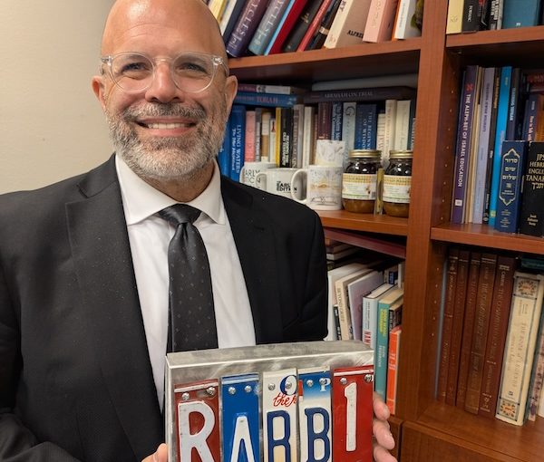 photo - Over the weekend of May 8, Temple Sholom celebrates Rabbi Dan Moskovitz’s “bar mitzvah” year as leader of the congregation