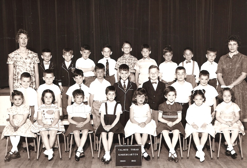 photo - David Bogoch, second from the left in the second row, is one of three generations of his family to attend Vancouver Talmud Torah