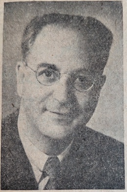 image - Dr. JI Gorosh (pictured here in the Jewish Western Bulletin in 1952) was the first printer and editor of a local Bulletin, in 1925. That publication’s connection to the Jewish Independent’s predecessor, the JWB, first published in tabloid form in 1930, is unclear