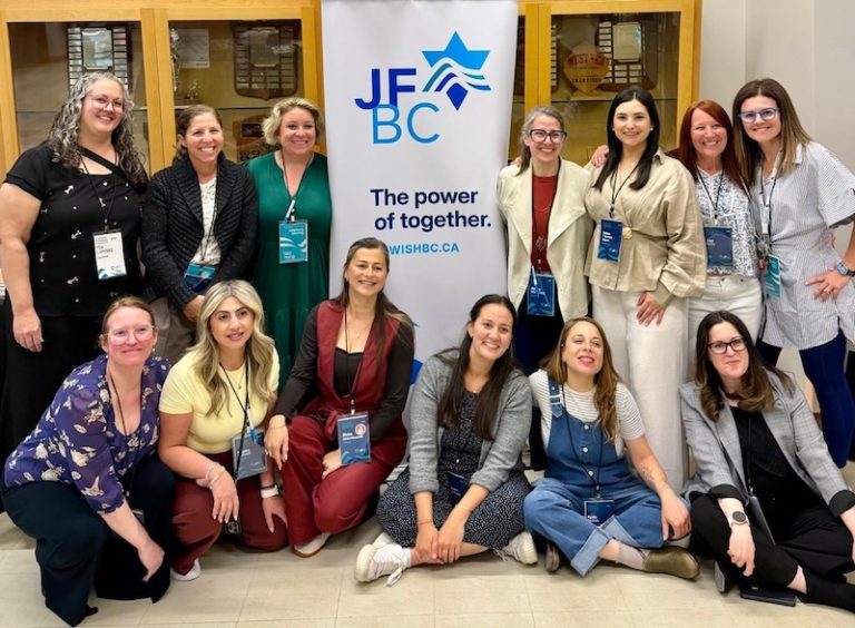 photo - Jewish Federation of British Columbia Community Connectors and others from around the province