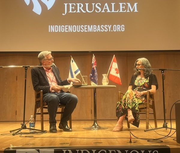 photo - Pat Johnson and Dr. Sheree Trotter at the University of Victoria on June 14, hosted by the Jewish Federation of Victoria and Vancouver Island