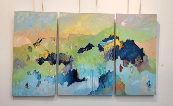 photo - “Uplifting” by Lone Tratt is part of the artist’s current solo exhibition at Zack Gallery