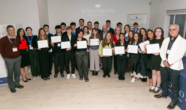 photo - Solomon Leadership Program fellows and mentors celebrate the completion of the 2025-2026 program. Applications for the next session are open till the end of August
