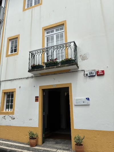 photo - Sahar Hassamaim Synagogue is located on a quiet side street in Ponta Delgada. If you weren’t looking for it, you’d never suspect it was there