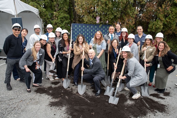 photo - Jewish Community Centre of Greater Vancouver staff at the Sept. 14 JWest groundbreaking