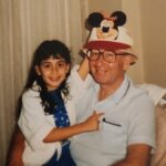 photo - Ronit Rubinstein with her father, Mordechai