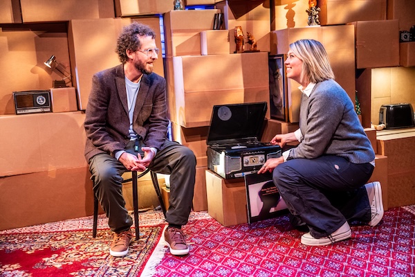photo - Matt Baram and Naomi Sniekus in the 2025 production of Big Stuff. The Arts Club production runs until Nov. 1